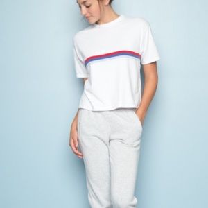 brandy melville aleena striped top